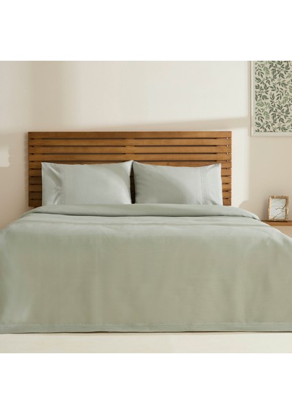 Maisy Bambu Çift Kişilik Pike Takımı Adaçayı