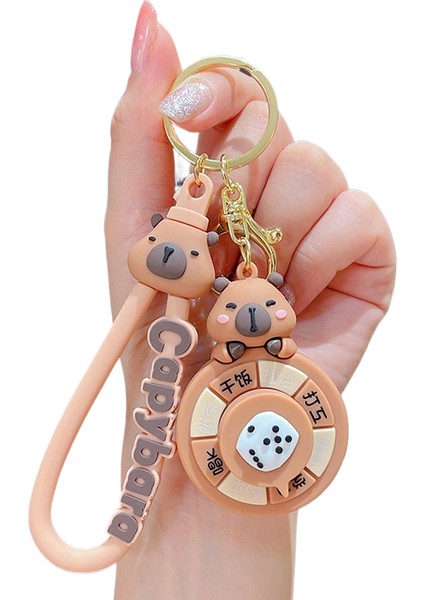 Karikatür Peluş Capi A Üfleme Kacıklar Anahtarlık Bebek Kolye Çift Anahtarlık Çekicilik Küçük Hediyeler (Yurt Dışından)