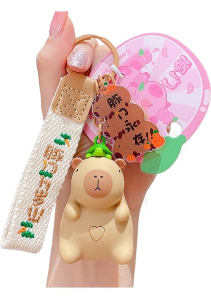 Karikatür Peluş Capi A Üfleme Kacıklar Anahtarlık Bebek Kolye Çift Anahtarlık Çekicilik Küçük Hediyeler (Yurt Dışından)