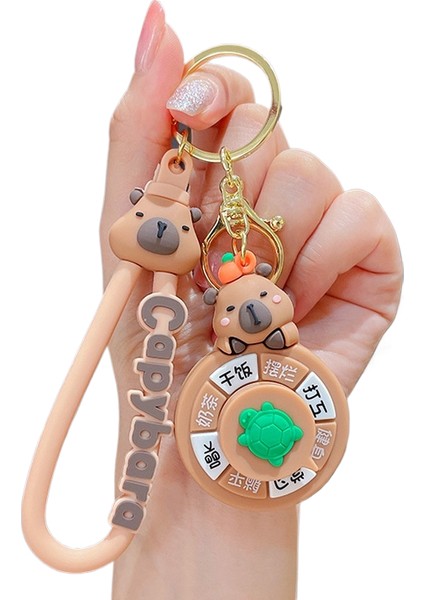 Karikatür Peluş Capi A Üfleme Kacıklar Anahtarlık Bebek Kolye Çift Anahtarlık Çekicilik Küçük Hediyeler (Yurt Dışından)