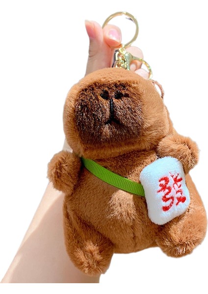 Karikatür Peluş Capi A Üfleme Kacıklar Anahtarlık Bebek Kolye Çift Anahtarlık Çekicilik Küçük Hediyeler (Yurt Dışından)