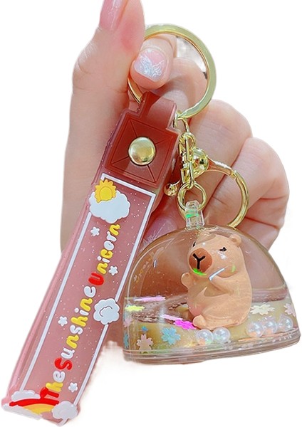 Karikatür Peluş Capi A Üfleme Kacıklar Anahtarlık Bebek Kolye Çift Anahtarlık Çekicilik Küçük Hediyeler (Yurt Dışından)