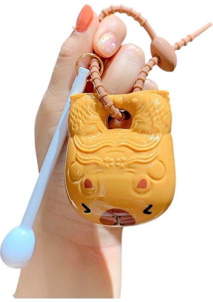 Karikatür Peluş Capi A Üfleme Kacıklar Anahtarlık Bebek Kolye Çift Anahtarlık Çekicilik Küçük Hediyeler (Yurt Dışından)