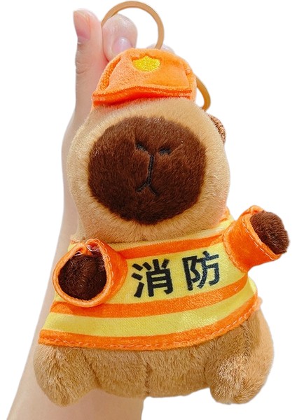 Karikatür Peluş Capi A Üfleme Kacıklar Anahtarlık Bebek Kolye Çift Anahtarlık Çekicilik Küçük Hediyeler (Yurt Dışından)