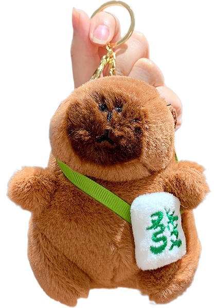 Karikatür Peluş Capi A Üfleme Kacıklar Anahtarlık Bebek Kolye Çift Anahtarlık Çekicilik Küçük Hediyeler (Yurt Dışından)