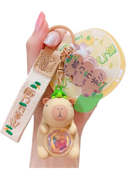 Karikatür Peluş Capi A Üfleme Kacıklar Anahtarlık Bebek Kolye Çift Anahtarlık Çekicilik Küçük Hediyeler (Yurt Dışından)