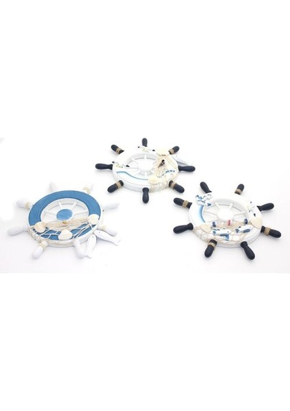 Ahşap Marin Duvara Asmalı Dümen