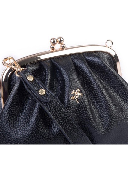 Mini Omuz ve Çapraz Vintage Burslu Çanta (23X15 Cm) Siyah Lopez modelleri