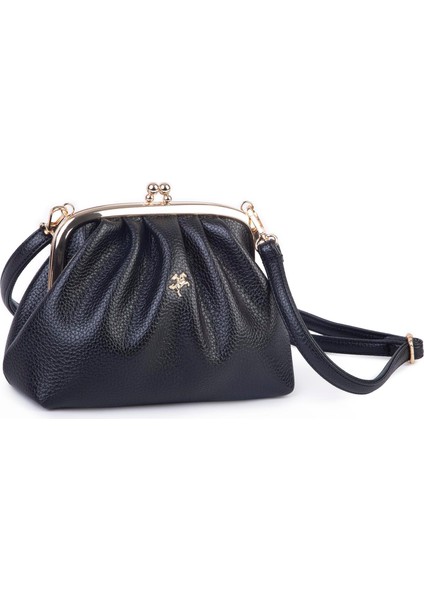 Mini Omuz ve Çapraz Vintage Burslu Çanta (23X15 Cm) Siyah Lopez fırsatları