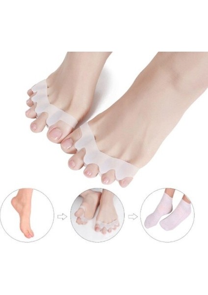 5 Parmak Ayıran Geçmelı Makara Beyaz Renk modelleri