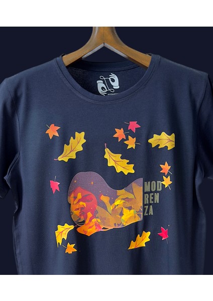 Regular Bisiklet Yaka Baskılı T-Shirt modelleri