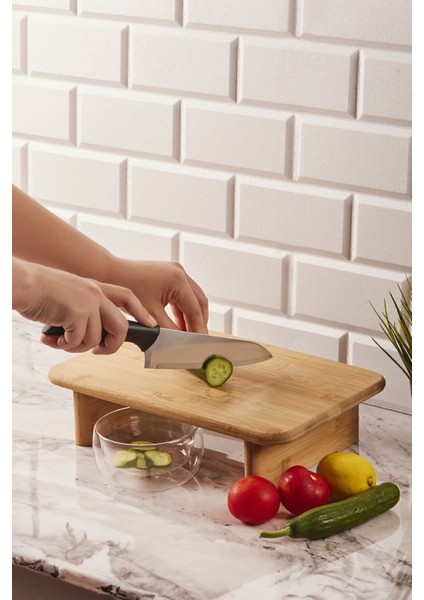 Luxury Soho Stand Bambu Doğrama Tahtası 1 Adet