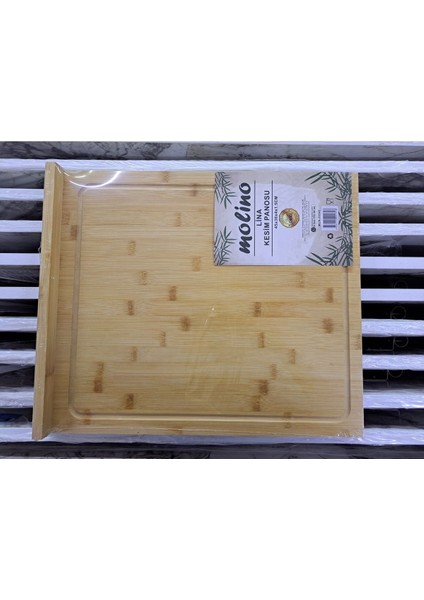 Luxury Tezgah Üstü Bambu Kesme Tahtası 45X38X4 1 Adet