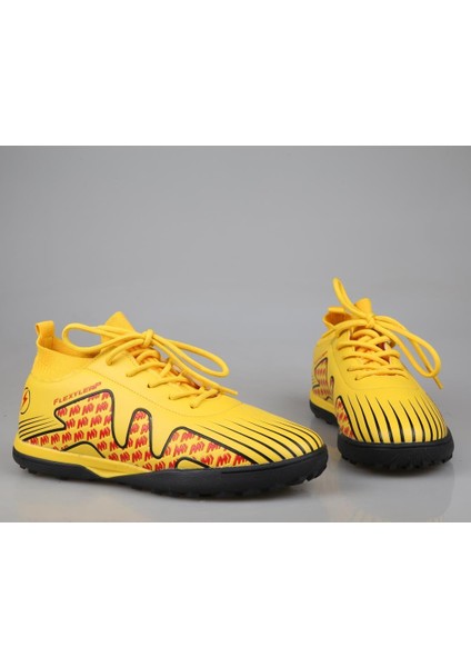 Cool Pele Çoraplı Sarı Çocuk Halı Saha Ayakkabısı fırsatları