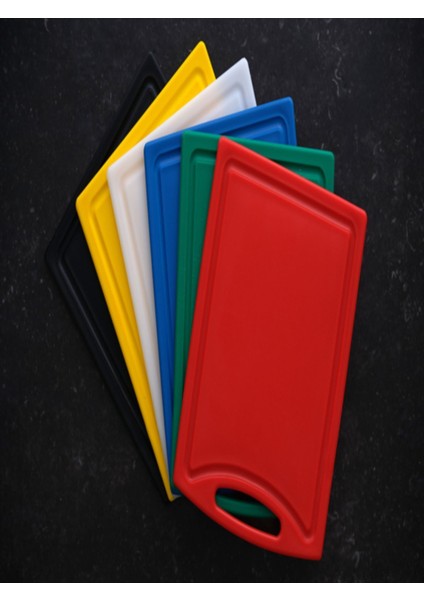 Luxury Polietilen Kesim Tahtası 32,5*26,5*1 cm ( Yeşil Rek ) 1 Adet