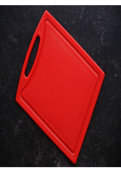 Luxury Polietilen Kesim Tahtası 32,5*26,5*1 cm ( Yeşil Rek ) 1 Adet