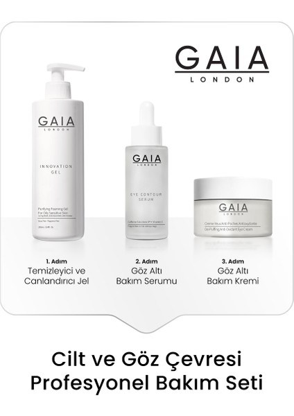 Cilt Ve Göz Çevresi Bakım Seti (Eye Krem-Eye Serum-İnovation Gel)