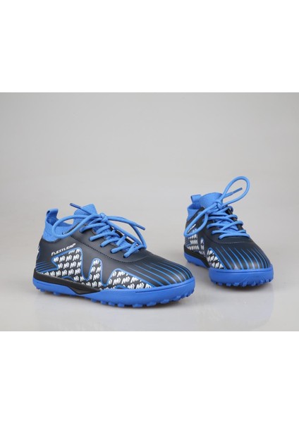 Cool Pele Çoraplı Saks Mavi Çocuk Halı Saha Ayakkabısı fırsatları