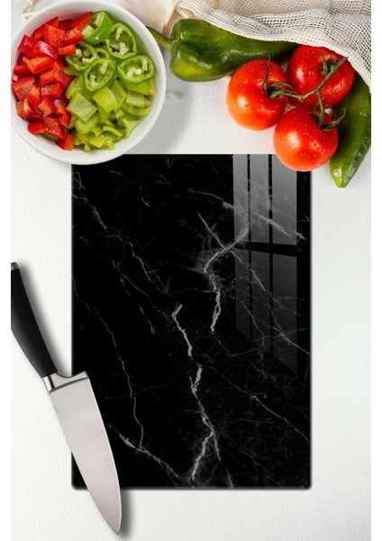Luxury Kesim Panosu Black Marble 2 1 Adet