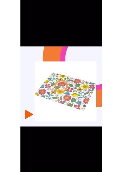 Luxury Temperli Cam Kesim Tahtası 25*35 Siyah My Kitchen – Çizilmez, Isıya Dayanıklı, Kırılmaz, Kaymaz 1 Adet