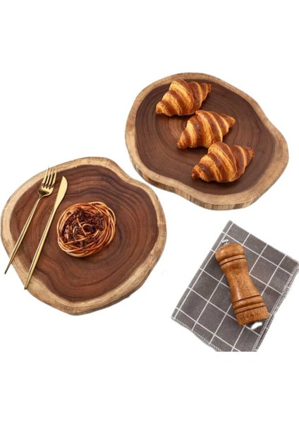 Luxury Sunum Tabağı ve Kesme Tahtası 30X25CM 1 Adet