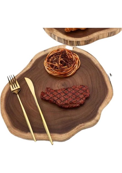 Luxury Sunum Tabağı ve Kesme Tahtası 30X25CM 1 Adet