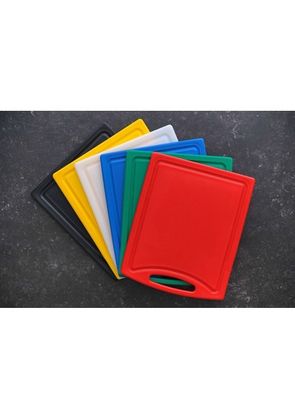 Luxury Polietilen Kesim Tahtası Sarı 32,5*26,5*1 cm 1 Adet