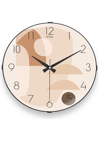 Muyika Rone Bombe Gerçek Cam Sessiz Mekanizma 36CM Duvar Saati Pds-36 modelleri