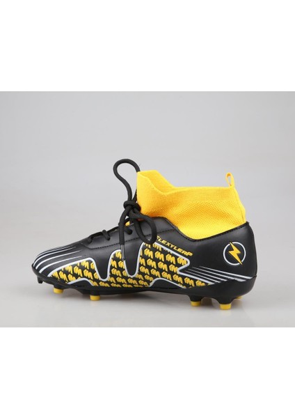 Cool Pele Çoraplı Krampon Siyah Sarı Çocuk Halı Saha Ayakkabısı fiyatları