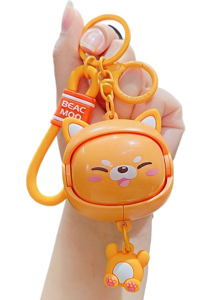 Karikatür Peluş Capi A Üfleme Kacıklar Anahtarlık Bebek Kolye Çift Anahtarlık Çekicilik Küçük Hediyeler (Yurt Dışından)