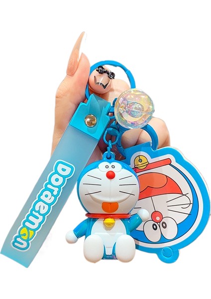 Karikatür Doraemon Anahtarlık Kolye Sevimli Tinkerbell Kedi Bebek Araba Anahtarlık (Yurt Dışından)