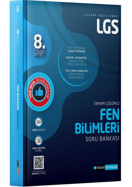LGS Fen Bilimleri Tamamı Çözümlü Soru Bankası