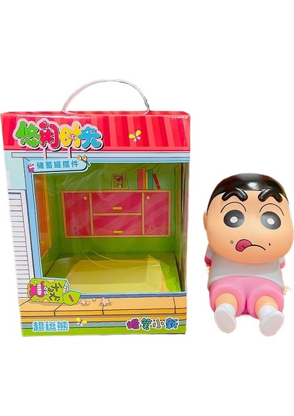 Pastel Boya Xiao Xin Araba Araba Ortasında Dekoratif Küçük Süsler Karikatür Ev Masaüstü Sallayarak Oyuncak El Yapımı (Yurt Dışından)
