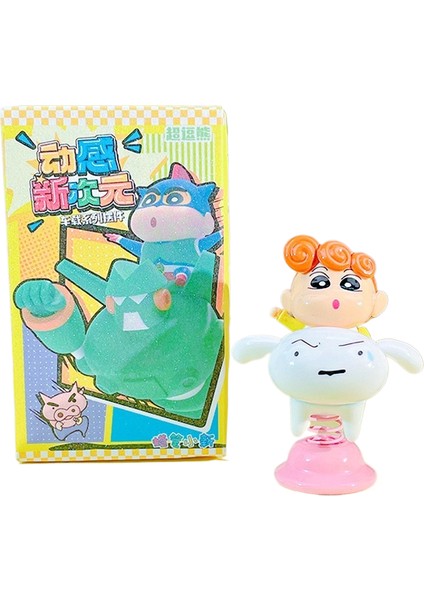 Pastel Boya Xiao Xin Araba Araba Ortasında Dekoratif Küçük Süsler Karikatür Ev Masaüstü Sallayarak Oyuncak El Yapımı (Yurt Dışından)