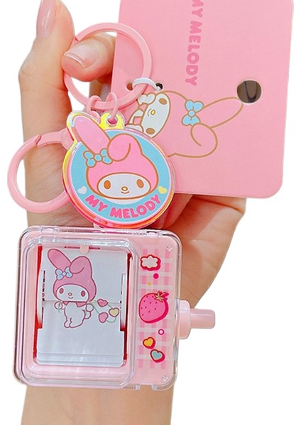 Sanrio Kt Kedi Ekose Balon Çiftler Anahtarlık Araba Anahtarlık Kolye Küçük Hediyeler (Yurt Dışından)