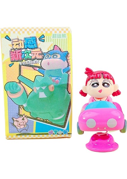 Pastel Boya Xiao Xin Araba Araba Ortasında Dekoratif Küçük Süsler Karikatür Ev Masaüstü Sallayarak Oyuncak El Yapımı (Yurt Dışından)