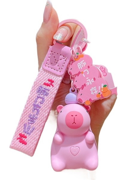 Karikatür Peluş Capi A Üfleme Kacıklar Anahtarlık Bebek Kolye Çift Anahtarlık Çekicilik Küçük Hediyeler (Yurt Dışından)