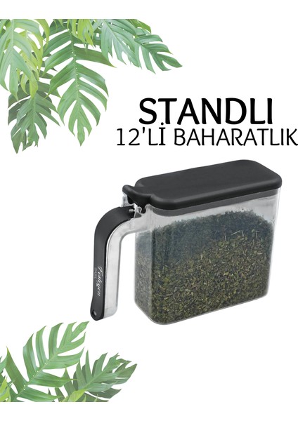 Violet 12'li Baharatlık Seti Kendinden Yapışkanlı 24 Adet Etiketi Ile Beraber (Siyah-Beyaz) modelleri