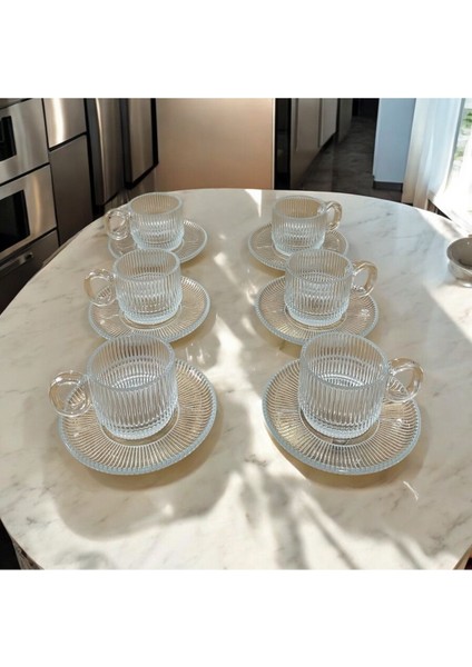 Luxury 6'lı Çay Kahve Fincanı 1 Adet