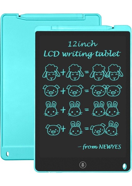 Luxury LCD 12.5 Inç Dijital Kalemli Çizim Yazı Tahtası Not Yazma Eğitim Tableti Writing Tablet Büyük Boy 1 Adet