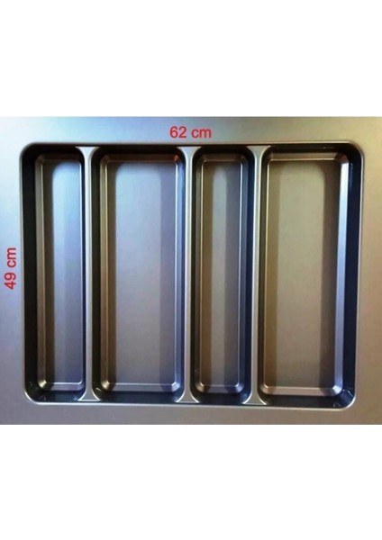Luxury 2li Set 62X49 cm Düzenleyici 62 cm Kepçelik & 62 cm Kaşıklık (57X40 cm E Kesilebilir)Organizer Çeyiz 1 Adet