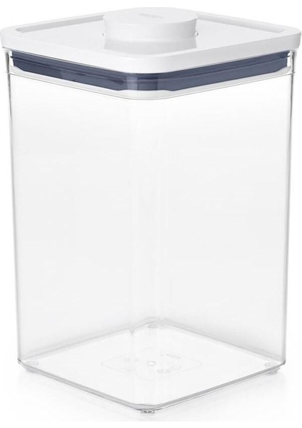 Luxury Pop Container Saklama Kabı Büyük/orta Boy Kare 4,2 Lt 1 Adet