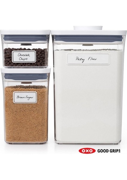 Luxury Pop Container Saklama Kabı Büyük/orta Boy Kare 4,2 Lt 1 Adet