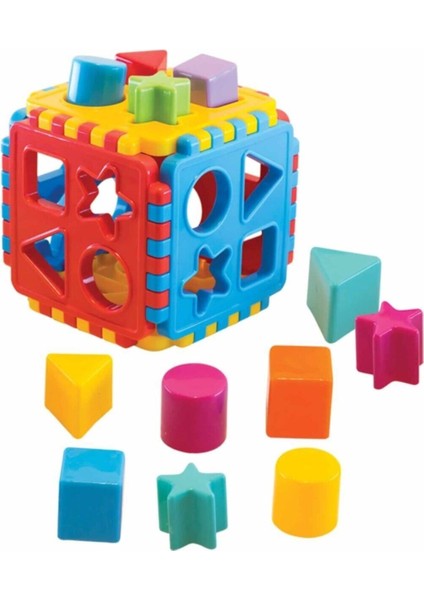 Luxury 02209 Bultak Puzzle Eğitici Geometrik Şekiller 14 Parça 1 Adet