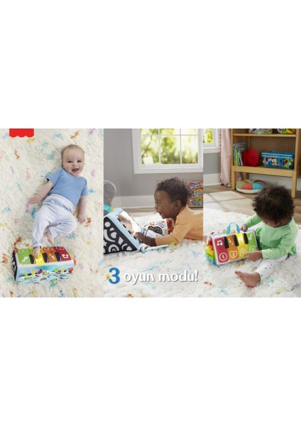 Luxury Fisher-Price® Işıklı ve Müzikli Yumuşak Piyano | HND54 1 Adet