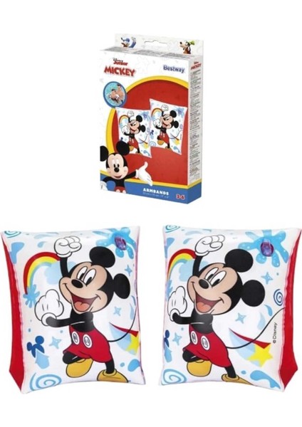 Luxury 3-6 Yaş Mickey Mouse Çocuk Kolluk 23X15 cm Armbands 1 Adet