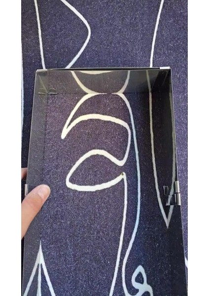 Luxury Kare Ayarlanabilir Pasta Kek Pandispanya Kalıbı 8 cm 1 Adet