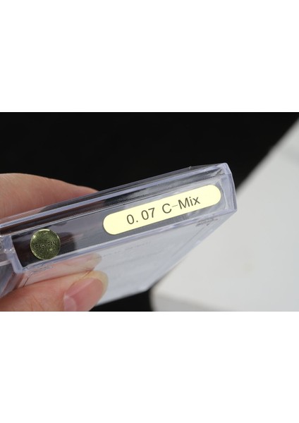 Luxury Ipek Kirpik Auto-Fan Çek Bırak Kolay Volüm 0,07C-MIX 1 Adet