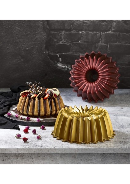 Luxury Lindo Granit Kek Kalıbı Kırmızı 26 cm 1 Adet