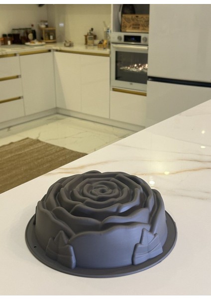 Luxury Silikon Gül Kek Kalıbı 1 Adet